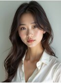 レイヤーカット_韓国調布顔周り前髪カットだぶるからー