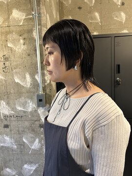 フープ 川越(hoop) ウルフなレイヤースタイル