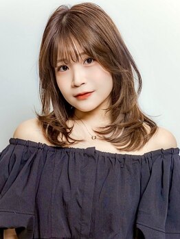 カナン 銀座(CANAAN)の写真/【カミカリスマ連続受賞・三ツ星カラーリスト在籍】レイヤー+パーマスタイルで自然なこなれ感が叶う![銀座]