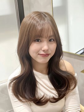 ジーナ 高槻(Zina) ヘーゼルベージュ/レイヤーカット