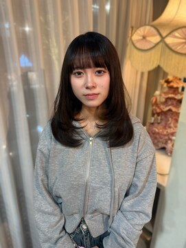 アクシス 栄ガスビル店(`AXIS) 【Rio】ダークトーンカラー× ミディアムレイヤー