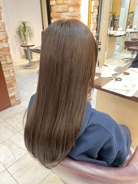 ルページ 千葉(lpage) 髪質改善/顔周りレイヤーカット/グレージュ[千葉/千葉駅]