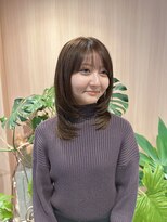 オン キャナルシティ博多前店(on)&nbsp;【哉汰】ショコラブラウン/透明感カラー/ミディアムレイヤー20代