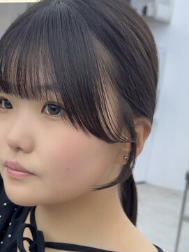 ビューブルー 亀戸錦糸町(VIEW BLUE) ◎小顔前髪顔まわりおくれ毛シースルーロングミディアム