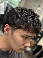 フランクスバーバーリベラルド 横浜(FRANK'S BARBER LIBERALD)&nbsp;MEN’S HAIR/ピンパーマ無造作スタイル　ST