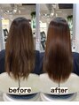 シゲ 自由が丘店(SHIGE)&nbsp;髪質改善ストレートにお客様。縮毛矯正＋カット＋トリートメント