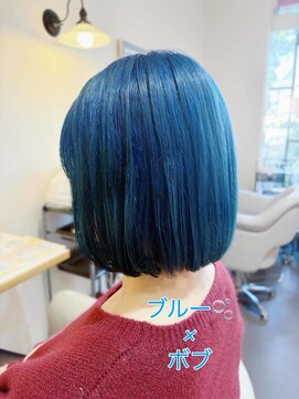 ユウヘアー 尾張旭店(U Hair) ブリーチカラー×ボブ