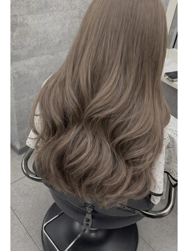 モーション 新宿(motion) 透明感ダブルカラー 髪質改善 ミルクティーベージュ