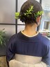 卒業式ヘアアレンジand袴着付け