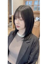 laf  hair ハイライト/髪質改善/白髪ぼかし【4月下旬 NEW OPEN（予定）】&nbsp;【ヒロシ】レイヤーウルフ