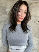 シスター 国分寺(sister)&nbsp;お洒落ハッシュカットコントラストハイライト国分寺立川韓国ヘア