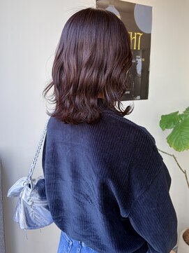 ヒントステーション(HINTSTATION) 〈浅草 半個室〉ミディアムレイヤー/ダークブラウン