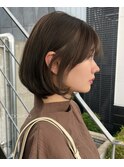 ミントブラウンと韓国ナチュラルボブで垢抜けスタイル☆KIRA