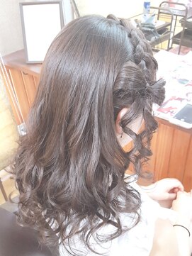 エクステンション クーチャー(Extention Cu'cha) 編み込みカチューシャ サイドリボン ハーフアップ