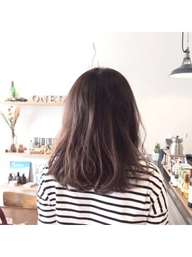 ワンドロップ(One Drop) ナチュラルグラデーション×セミロング