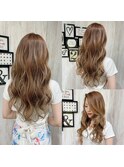 大人かわいいフワフワロング