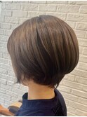 頭の形が綺麗に見えるショートボブ♪ 襟足処理がポイント