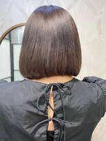 シャンドゥール 栄店(CHANDEUR)&nbsp;大人可愛いツヤ髪ナチュラルぱつっとボブ小顔補正