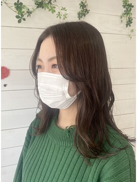 フレア 心 武庫之荘(flare) ゆる巻き前髪パーマ＊韓国風ヘア＊くびれ外ハネ