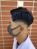 コワファースト 大分(COIFF1RST)&nbsp;フェード7:3×ブルーブラック