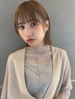 ベイルーム(BAYROOM by HONEY omotesando) 大人可愛い20代30代40代小顔耳かけボブ×シアーグレージュ