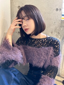 ルービック 京橋(Rubik's) 前髪ありの小顔ボブ/髪質改善・前髪カット