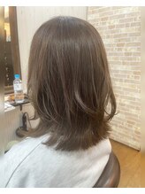ライムヘアービューティフィー(Lime hair beautify) 大人切りっぱなしレイヤー【髪質改善、白髪染め、花園、円町】