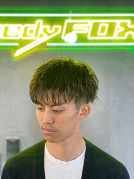 グリーディーフォックス 代々木(Greedy FOX) アップバング/ツーブロックマッシュ/束感/波巻き[シェービング]