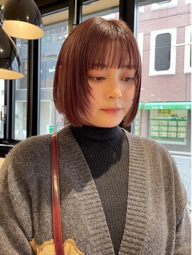 パーク(PAAQ) 【haru】顔まわりレイヤー×ミルクティーピンク