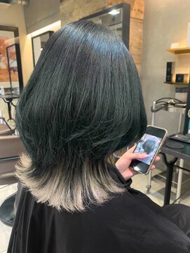 トルネード(TORNADO) ブルーロック推しカラー 糸師凛 ケアブリーチ ウルフカット S922