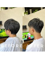 カミケン 清明店(kamiken.)&nbsp;簡単セット ハード過ぎない爽やかショート【カミケン清明店】