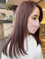 クラップス 杉田店(CLAPS)&nbsp;ロング/髪質改善/酸熱トリートメント/ピンクカラー/ストレート