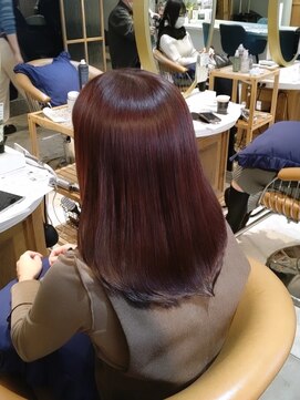 ロンド シャルム 吉祥寺(Lond charme) ブリーチなしWカラー/ラベンダーピンク/イノアカラー