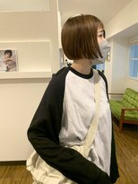 ラレイ(Lalei)&nbsp;ミニボブ/ぷつっとボブ/オレンジカラー/ショートボブ