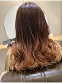バレイヤージュカラー