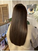 ロング×ベージュブラウン