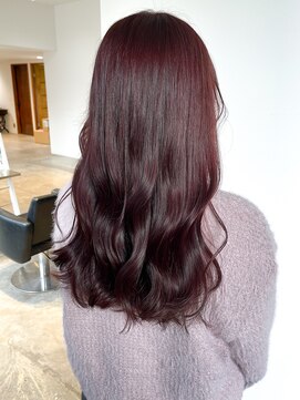 ヘアーアイストゥーレ(HAIR ICI TRE) ブリーチなしラベンダーピンクカラー