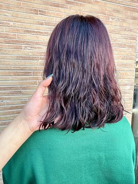 ダブ(DAB) 【ボブパーマ】カシスピンク ゆるふわパーマ 宇都宮 鹿沼