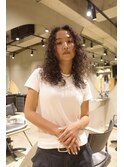 bibito ロングソバージュ パーマ ウェーブパーマ