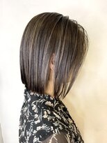 アンジェリカラボ 梅田店(ANGELICA LABO)&nbsp;【ANGELICA 後藤】切りっぱなしボブ☆コントラストハイライト