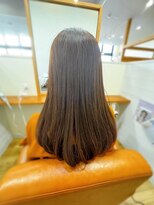 ヘアーブランドジン ティアラ(HAIR BRAND Jin Tiara)&nbsp;艶感のある暖色裾カラー【松山美容室】