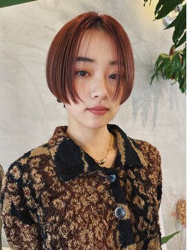 ヒュージ 表参道(huge) ハンサムショート/ショートカット/暖色カラー/20代30代