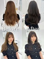コア プラス 立川(COA PLUS)&nbsp;長さを変えなくても印象が変わる☆オーダーお任せカット＋カラー