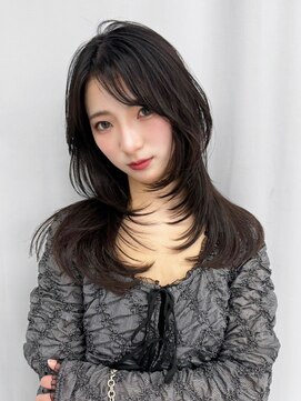 アルバム 新宿(ALBUM SHINJUKU) ウルフレイヤー韓国ヘア顔周りレイヤーロング_F50706