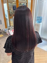 ユニ バイ マグ 長野店(Uni.by Mag)&nbsp;"ピンクカラー" 透明感ブリーチなしピンク