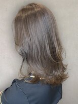 アース 天満橋店(HAIR & MAKE EARTH)&nbsp;秋の透け感カラー◎ブリーチなしアッシュグレージュ