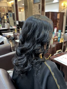 キャラ 池袋本店(CHARA) いつもパーマが上手くかからない髪にコテ巻き風パーマ!【貴也】