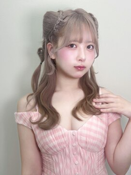 ステラ(Stella) 宣材サロモ推し活ヘア編。得意ではない王道猫耳ヘアvol2.0