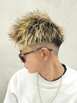 ルースト 西院店(ROOST)&nbsp;ゴールドフルメッシュ/フェードショート