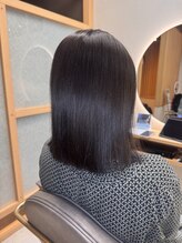 イゾラ(isola) 【isola】質感再整カラー/艶カラー/黒髪スタイル/ロングボブ